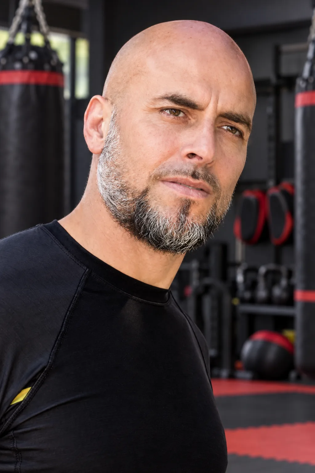 Ibush Kabashi, MMA and Jiu-Jitsu instructor in a North London gym